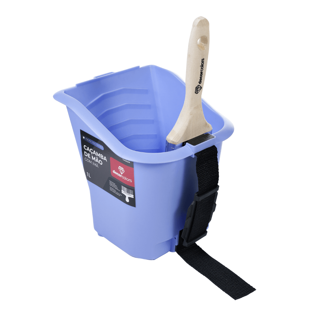 Caçamba de mão com imã 1L