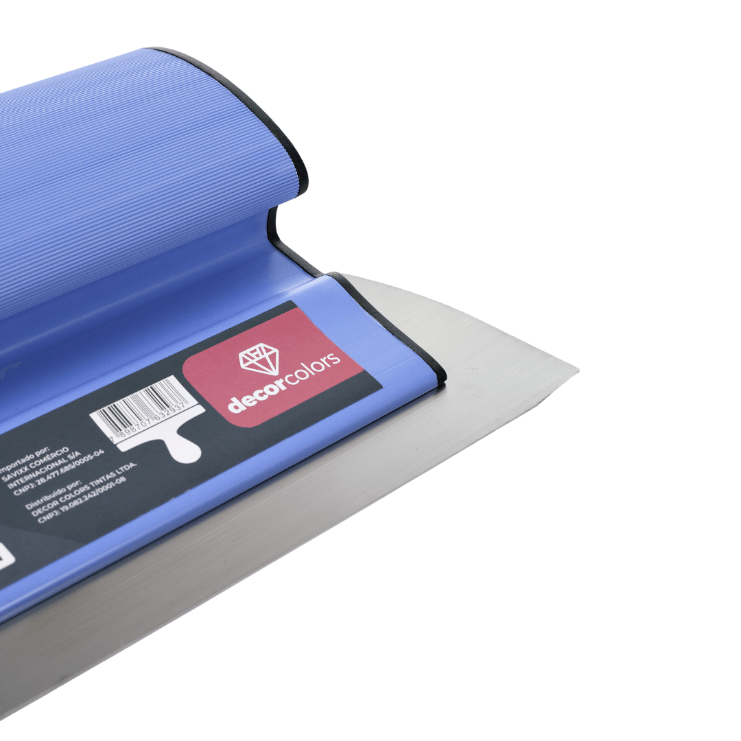 Desempenadeira profissional com lamina de aço inox