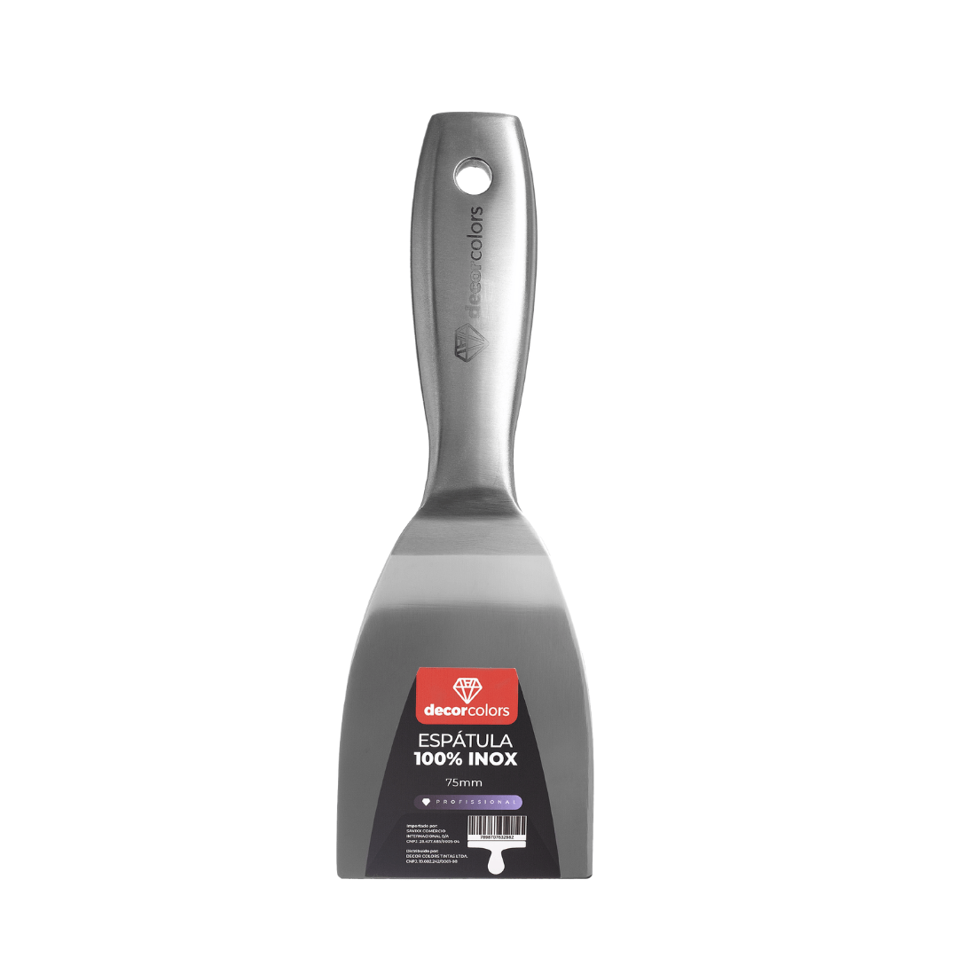 Espatula 100% inox para pintor profissional