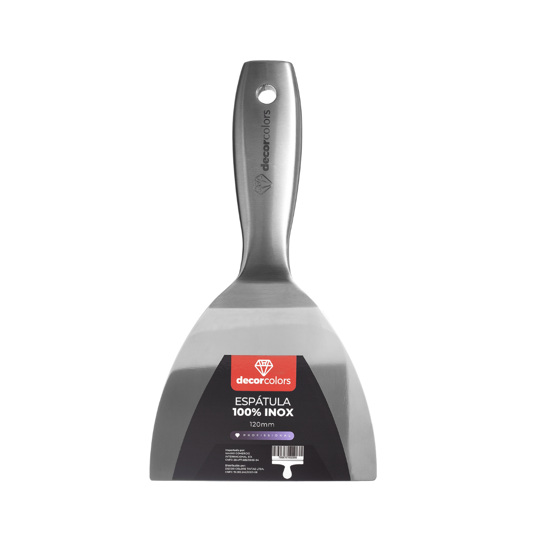 Espatula 100% inox para pintor profissional