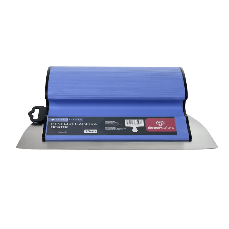 Desempenadeira profissional com lamina de aço inox